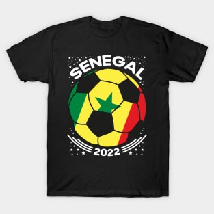 Senegal Flag Soccer Football Team T-Shirt